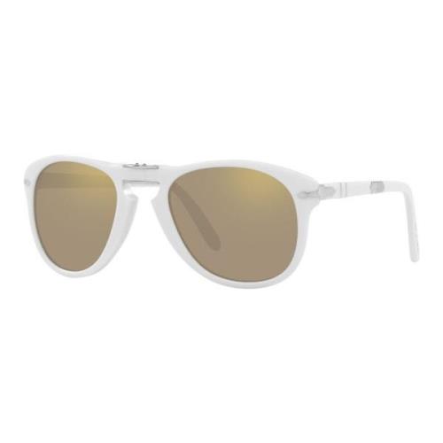 Persol Sunglasses SMQ - LE Mans Exclusive PO 0714Sm White, Unisex
