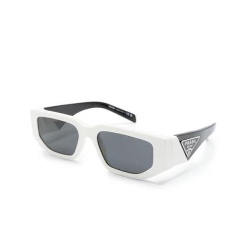 Prada White Sunglasses with Original Case White, Herr