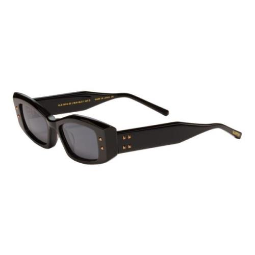 Valentino V-Quattro Sunglasses Black, Dam