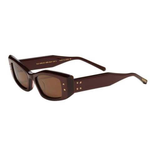 Valentino V-Quattro Sunglasses Brown, Dam
