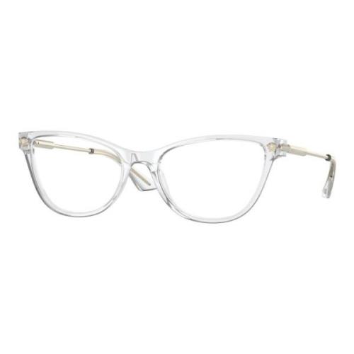 Versace Crystal Eyewear Frames Gray, Unisex