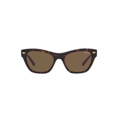 Vogue Dark Havana Sunglasses Multicolor, Dam