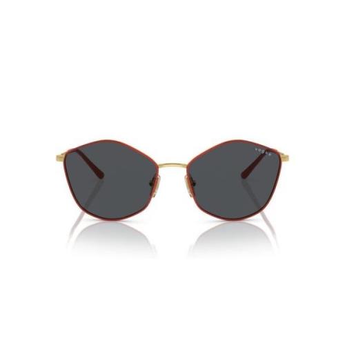 Vogue Gold/Dark Grey Sunglasses Multicolor, Dam