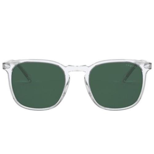 Vogue Crystal/Green Sunglasses Gray, Herr