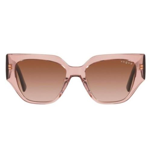 Vogue Solglasögon i Pink/Brown Shaded Multicolor, Dam