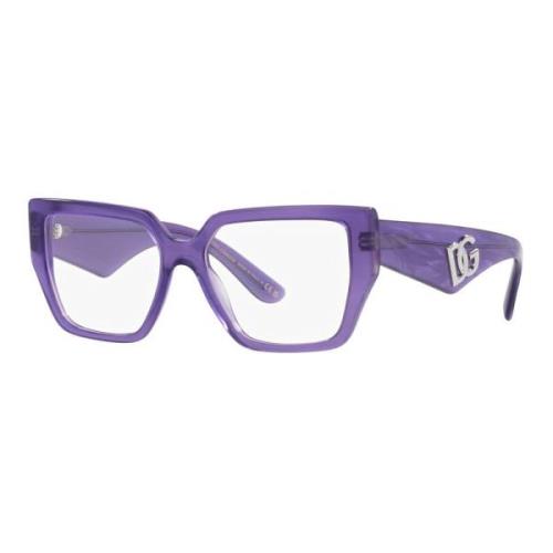 Dolce & Gabbana Fleur Purple Eyewear Frames Purple, Dam