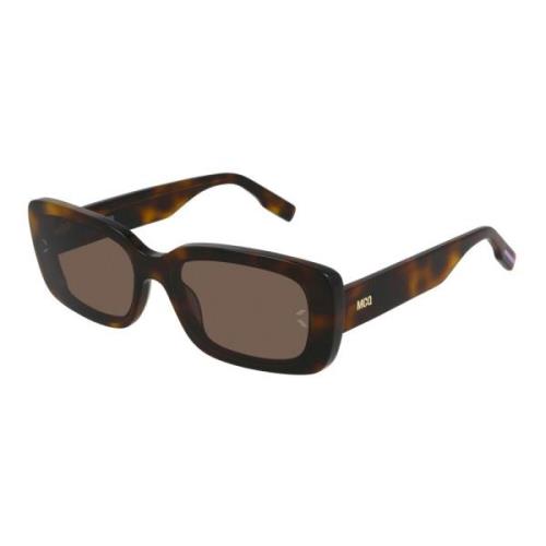 Alexander McQueen McQ Sunglasses in Havana/Brown Brown, Dam
