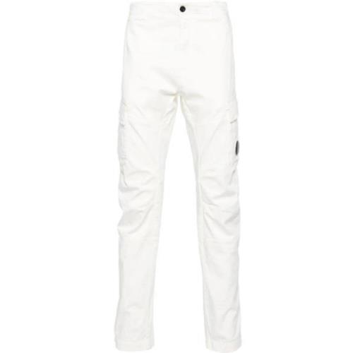 C.p. Company Tapered Trousers White, Herr