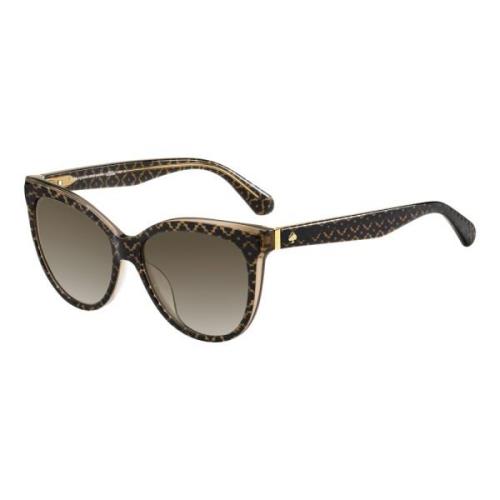 Kate Spade Black Brown/Brown Shaded Sunglasses Multicolor, Dam