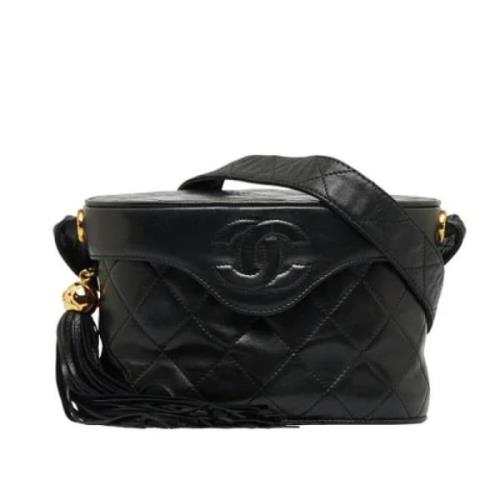 Chanel Vintage Pre-owned Laeder shoppers Black, Dam