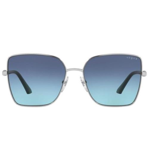 Vogue Silver/Blue Shaded Sunglasses Multicolor, Dam