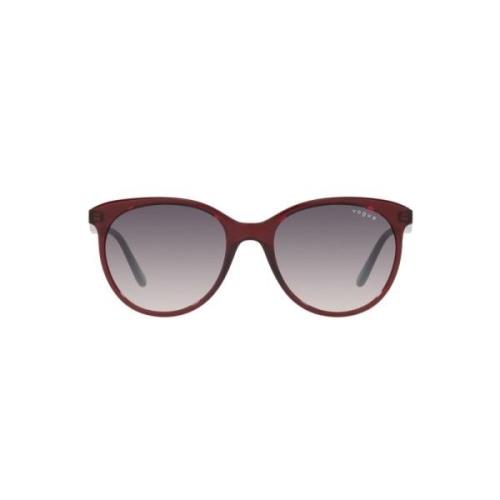 Vogue Transparent Bordeaux Sunglasses Multicolor, Dam