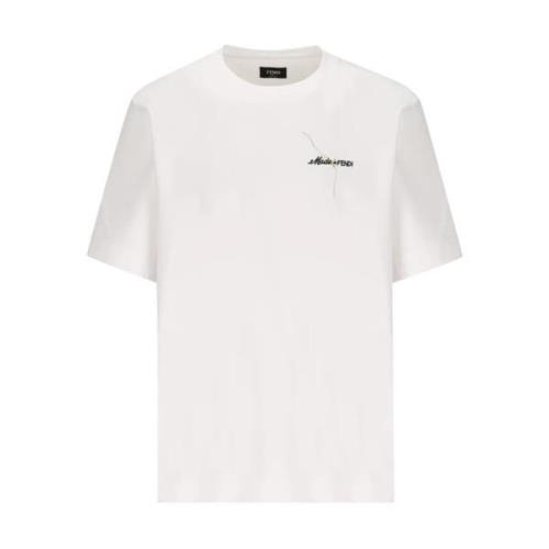 Fendi T-Shirts White, Herr