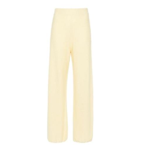 Fabiana Filippi Wide Trousers Yellow, Dam