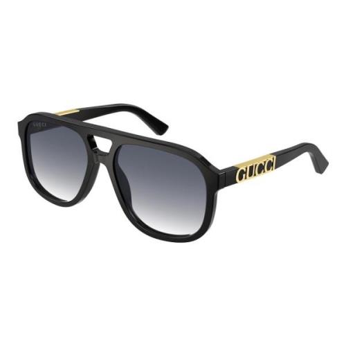 Gucci Black/Grey Shaded Sunglasses Black, Unisex