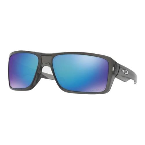 Oakley Double Edge Solglasögon Grå Smoke/Prizm Sapphire Gray, Herr