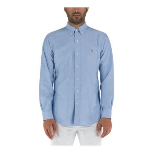 Ralph Lauren Skjorta med långärmad knapp Blue, Herr