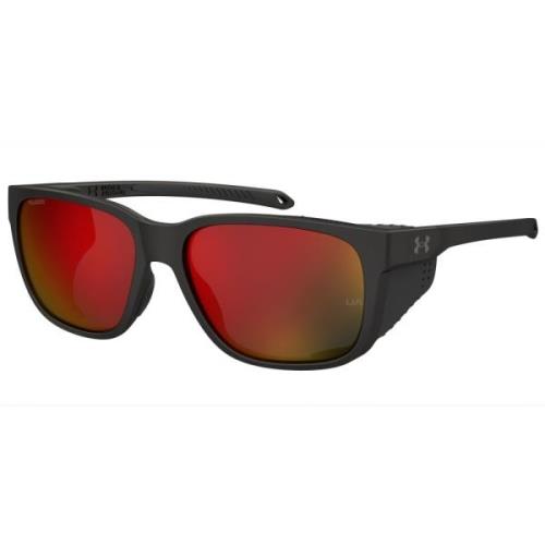 Under Armour Glacial Sunglasses Black/Red Shaded Black, Herr