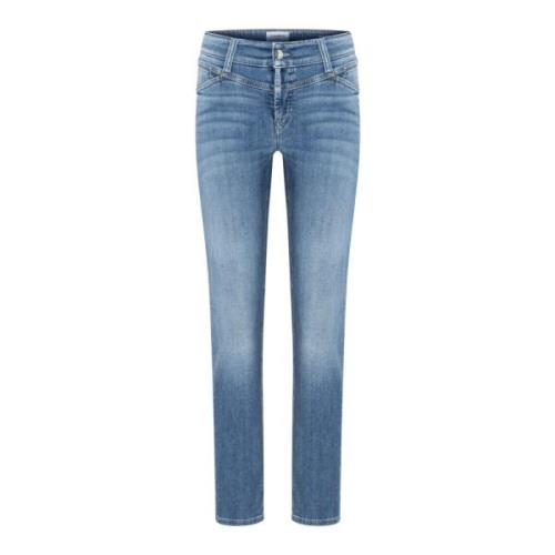 Cambio Stiliga Medium Blå Jeans Blue, Dam