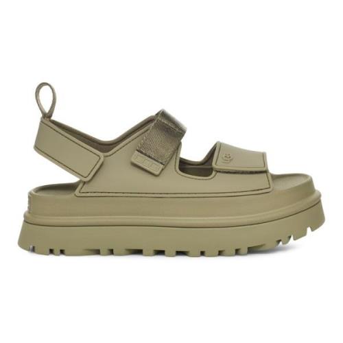 UGG Flat Sandals Green, Dam