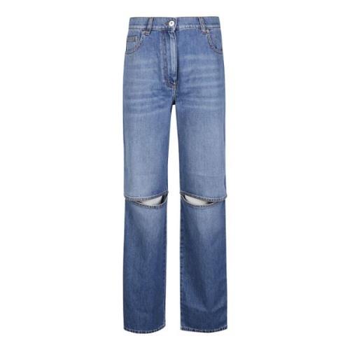 JW Anderson Straight Jeans Blue, Dam