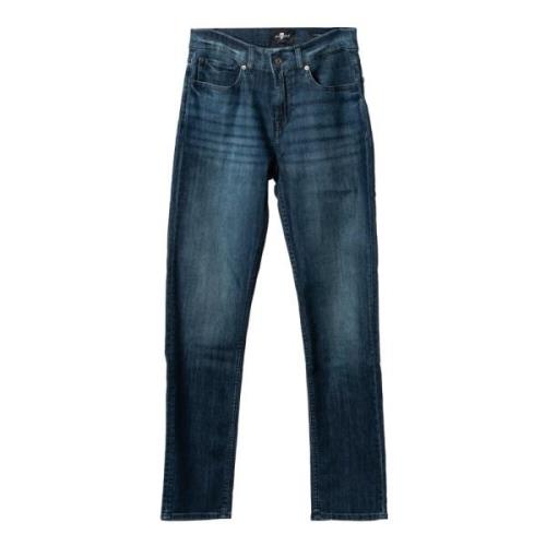 7 For All Mankind Tidlösa Slimmy Fit Jeans Blue, Herr