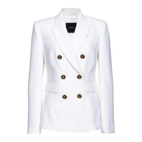 Pinko Stilfull Suit Jacket och Blazer White, Dam