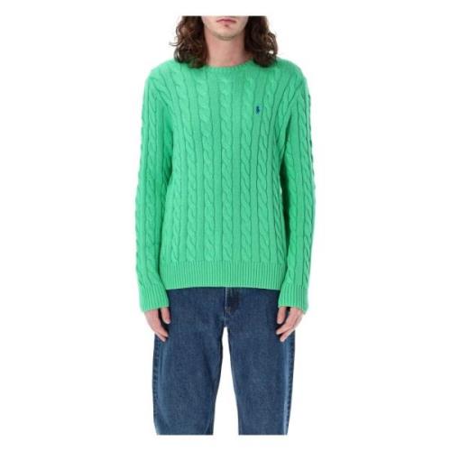 Ralph Lauren Round-neck Knitwear Green, Herr