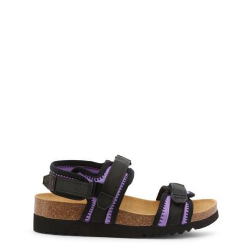 Scholl Flat Sandals Purple, Dam