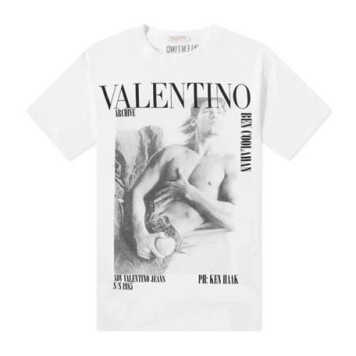 Valentino T-Shirts White, Herr