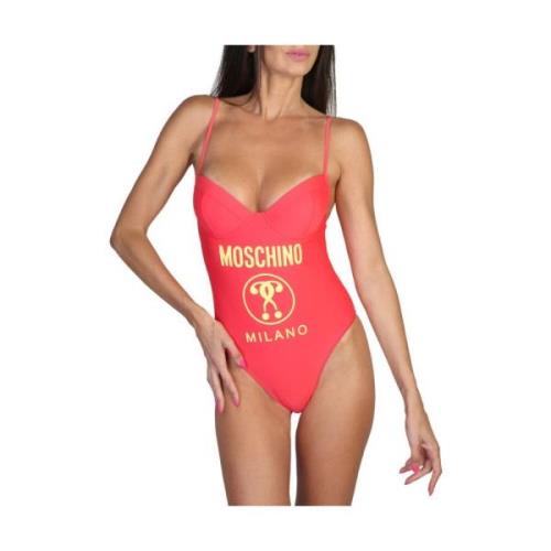 Moschino Stiligt Ettstycksbadkläder A4985-4901 Pink, Dam