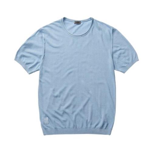 Blauer Stiliga Crew Neck T-Shirts Blue, Herr