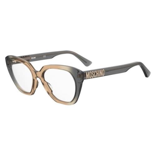 Moschino Grey Ochre Shaded Eyewear Frames Multicolor, Unisex