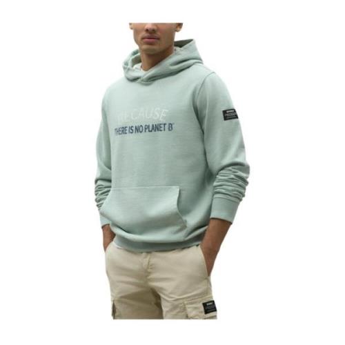 Ecoalf Minimalist Urban Sweatshirt Blue, Herr