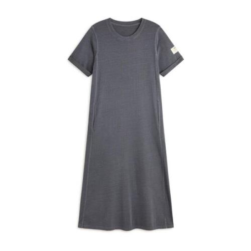 Ecoalf Midi Dresses Gray, Dam