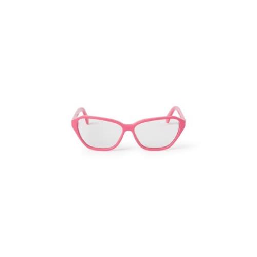 Off White Geometrisk Cat-Eye Solglasögon Pink, Unisex