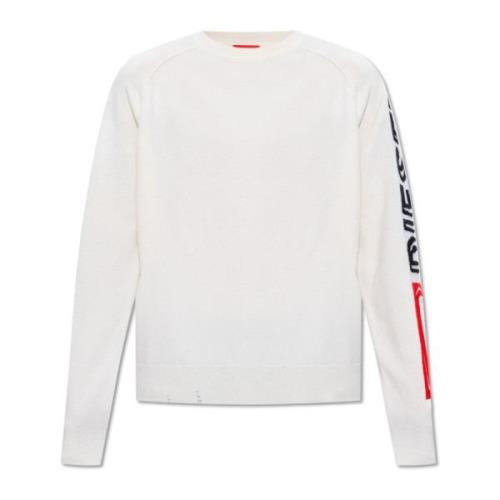 Diesel K-Saria-A sweater White, Herr