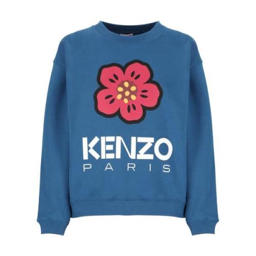 Kenzo Round-neck Knitwear Blue, Dam