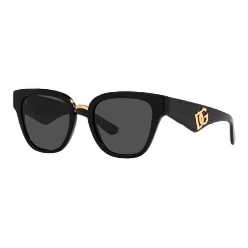 Dolce & Gabbana Black/Grey Sunglasses Black, Dam