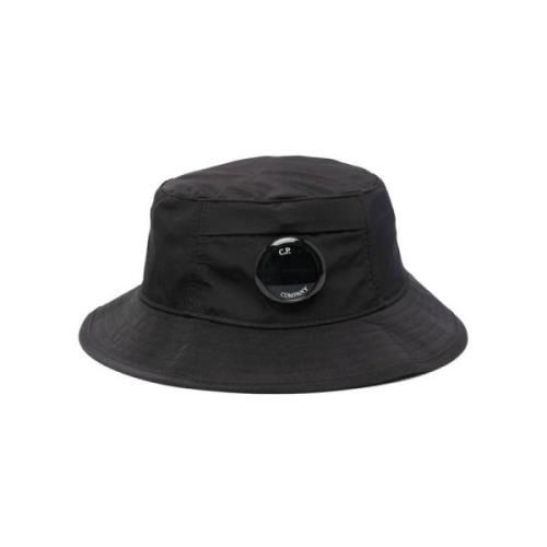 C.p. Company Nylon Bucket Hat Black, Unisex