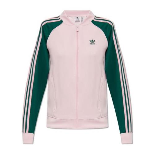 Adidas Originals Sweatshirt med logotyp Pink, Dam