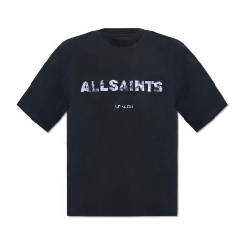 AllSaints Flocker T-shirt Black, Herr