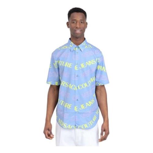 Versace Jeans Couture Short Sleeve Shirts Multicolor, Herr