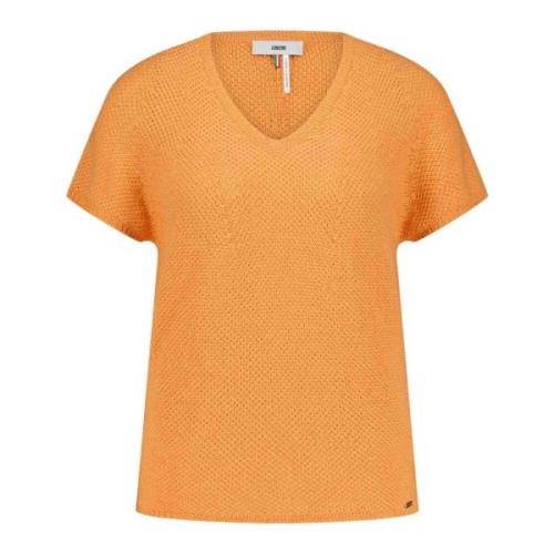 Cinque V-neck Knitwear Orange, Dam
