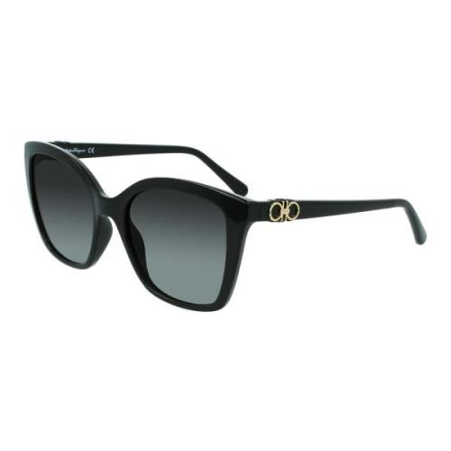 Salvatore Ferragamo Sunglasses Black, Dam