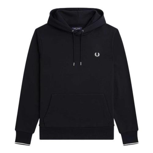 Fred Perry Hoodies Blue, Herr