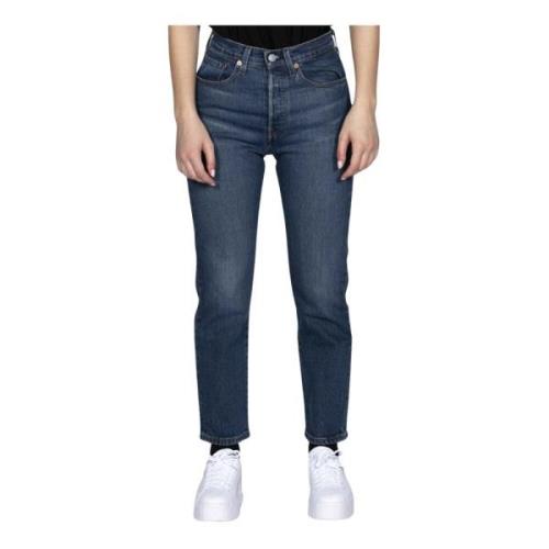 Levi's Cropped Jeans Blue, Dam