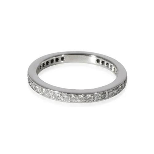 Tiffany & Co. Pre-owned Pre-owned Platina ringar Gray, Dam