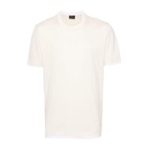 Brioni T-Shirts Beige, Herr