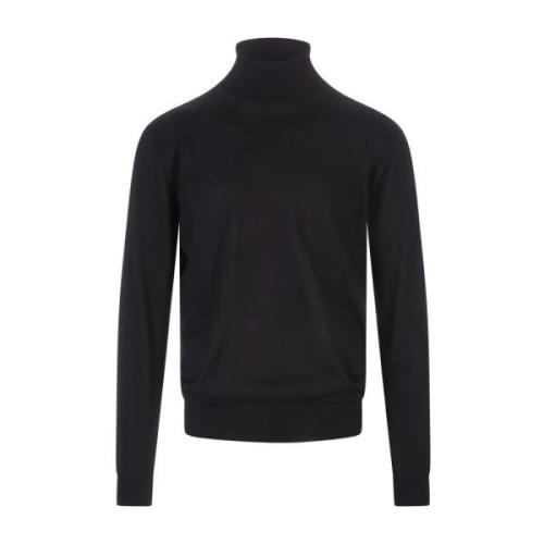 Fedeli Turtlenecks Black, Herr